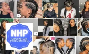 Feed-in braids idea gallery! See knotless feed-In stitch braids, small two feed-in twist ponytails, 6 box braids units & more....	 