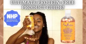 Protein-sensitive hair products (AKA protein-free hair products) help low porosity hair curly girls. Don't blame 4C hair for dryness & stiffness on overload...