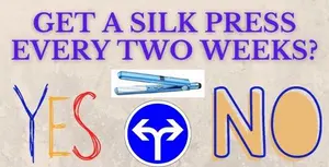 Should you get a silk press every two weeks or not? If your silk press didn’t last long or maintain well, don’t sweat it sis! Learn how often to flat iron, 2X..