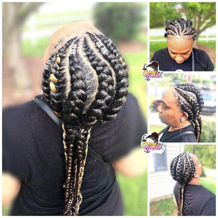 goddess braids two, box braids, short w/ ponytail, updos. how to do goddess braids. dyed hair color...