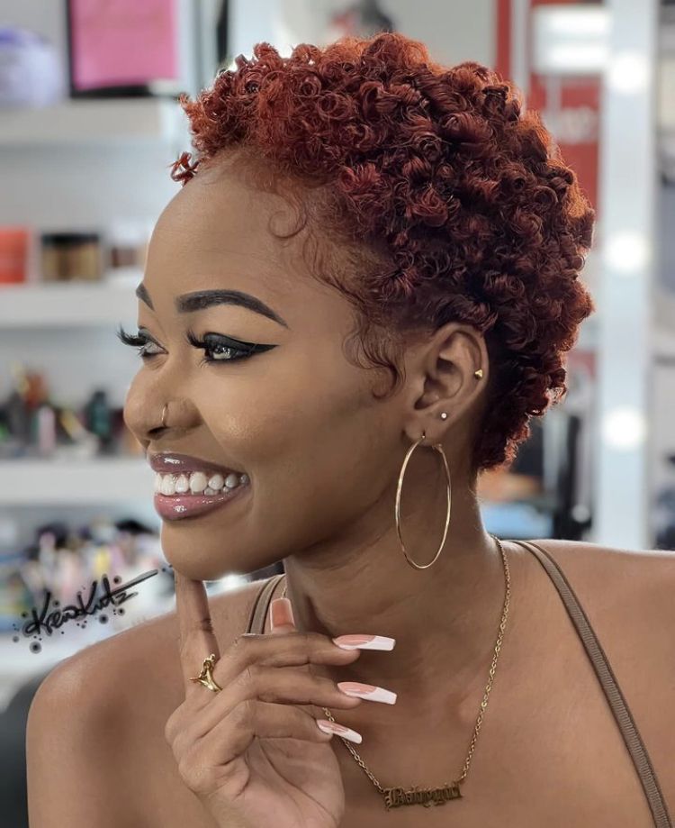short hairstyle for black women