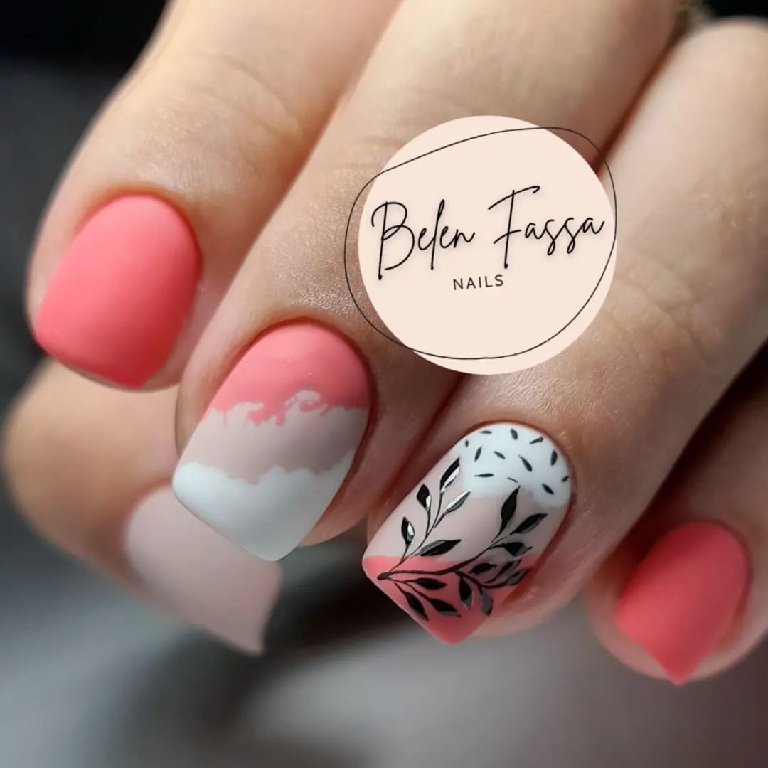 nail art design belenfassanails pink