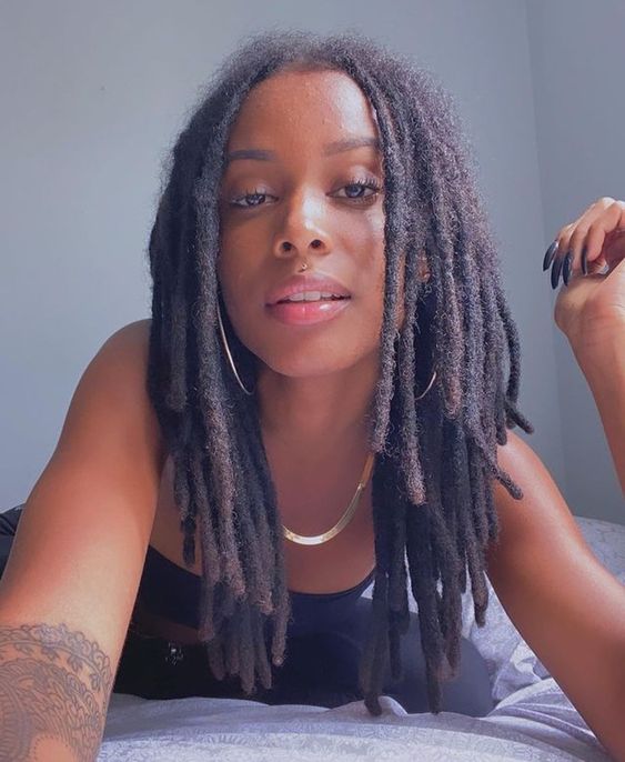 loc styles dreadlock hairstyles for black women medium long