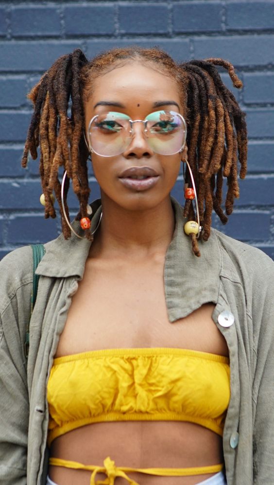 loc styles dreadlock hairstyles for black women short medium colored...