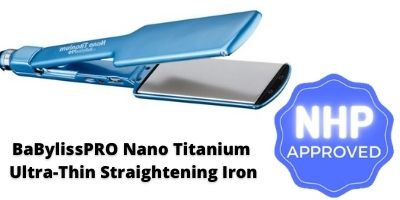 Babyliss flat iron BaBylissPRO Nano Titanium Ultra-Thin Straightening Flat Iron nhp