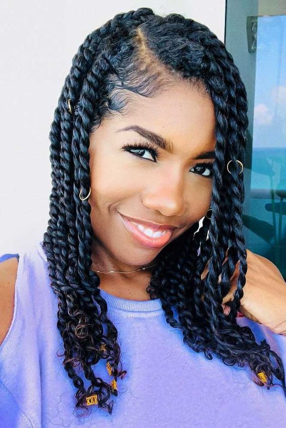 35 Short Senegalese Twist Braids [NHP Crochet Hairstyle Ideas]