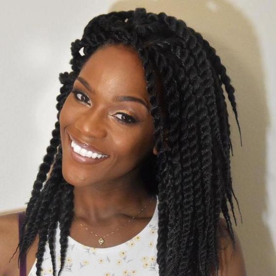 35 Short Senegalese Twist Braids [NHP Crochet Hairstyle Ideas]