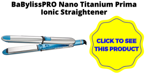 BaBylissPRO Nano Titanium Prima Ionic Straightener - not a ceramic flat iron