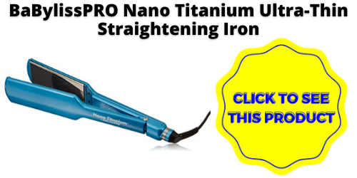 BaBylissPRO Nano Titanium Ultra-Thin Straightening Iron - ceramic flat irons