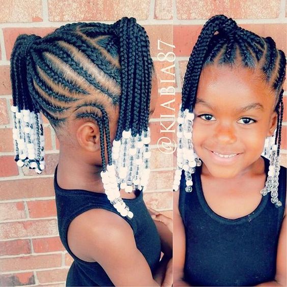 Braid Hairstyles for Black Women & Girls cute and neat black braid hairstyles for girls kids