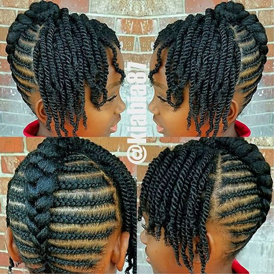 Click to SEE MORE protective styles for natural hair braids latest faux locs & easy black hairstyles. With weave on medium length to short hair, simple transitioning hairstyles growth, SEE women...
