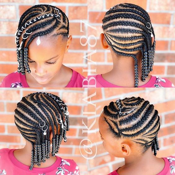 Braid Hairstyles for Black Women & Girls black braided hairstyles for girls kids school protective styles