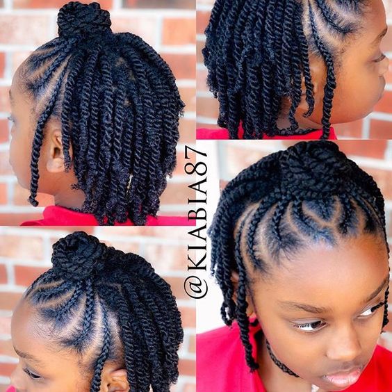 Braid Hairstyles for Black Women & Girls cute black braided hairstyles for girls kids