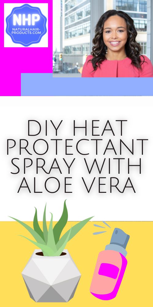DIY Heat Protectant Spray With Aloe Vera