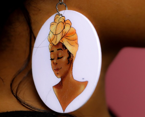 EARRINGS FOR SHORT NATURAL HAIR “PERSEVERE” plus size boutiques on instagram
