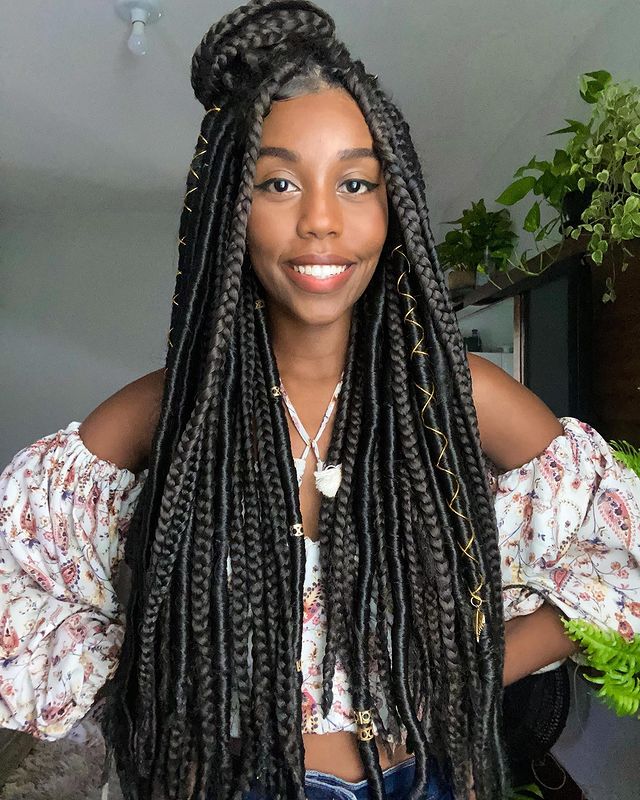 33 Jumbo Box Braids [Large w/ Knot & Knotless]