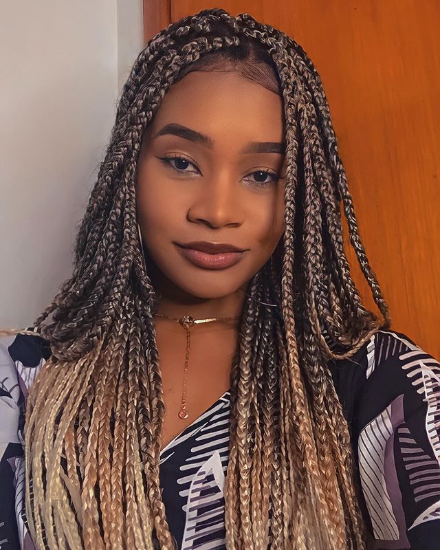 jumbo box braids protective styles for natural hair braids latest faux locs & easy black hairstyles. With weave on medium length to short hair, simple transitioning hairstyles growth, SEE women...