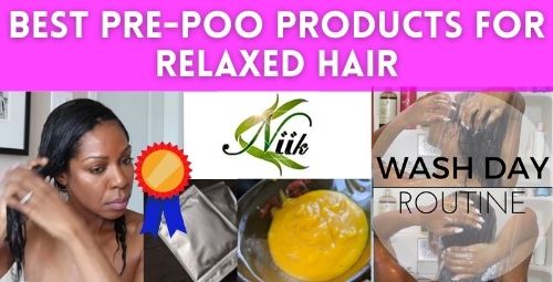 pre-poo relaxed hair 4c