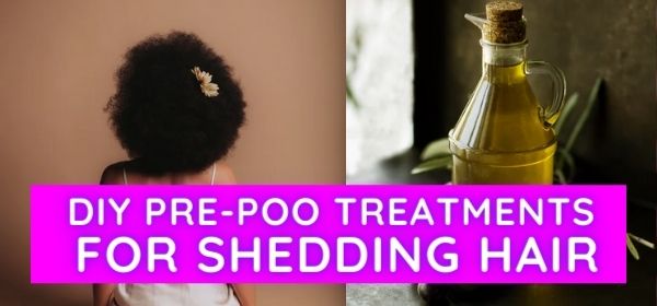 pre shampoo treatment for shedding hair diy recipes