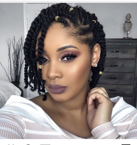 Click to SEE MORE protective styles for natural hair braids latest & easy hairstyles for black women. Crochet on medium length to short hair, simple transitioning hairstyles growth, also see our...