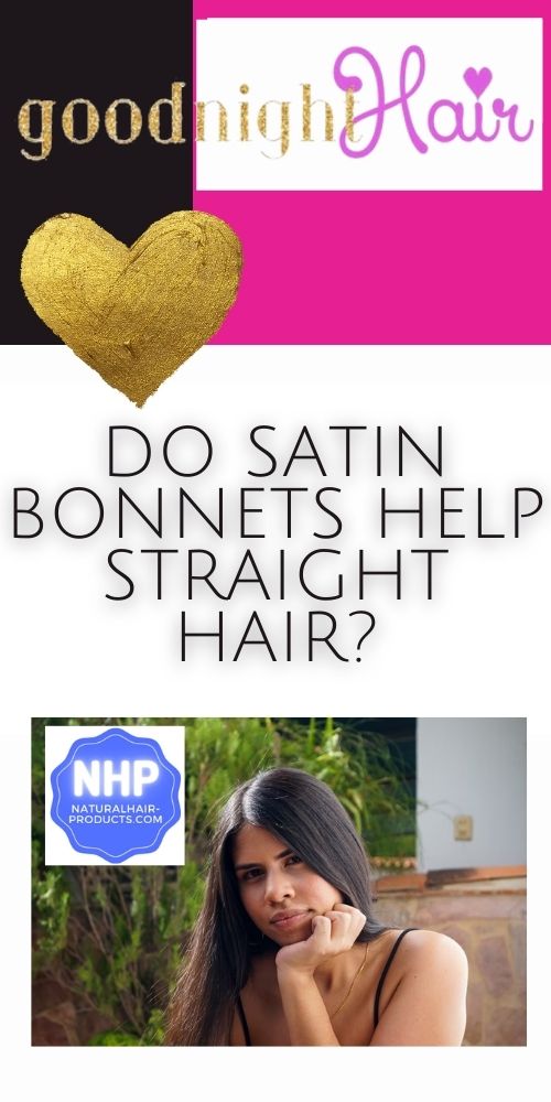 Satin Bonnet For Straight Hair