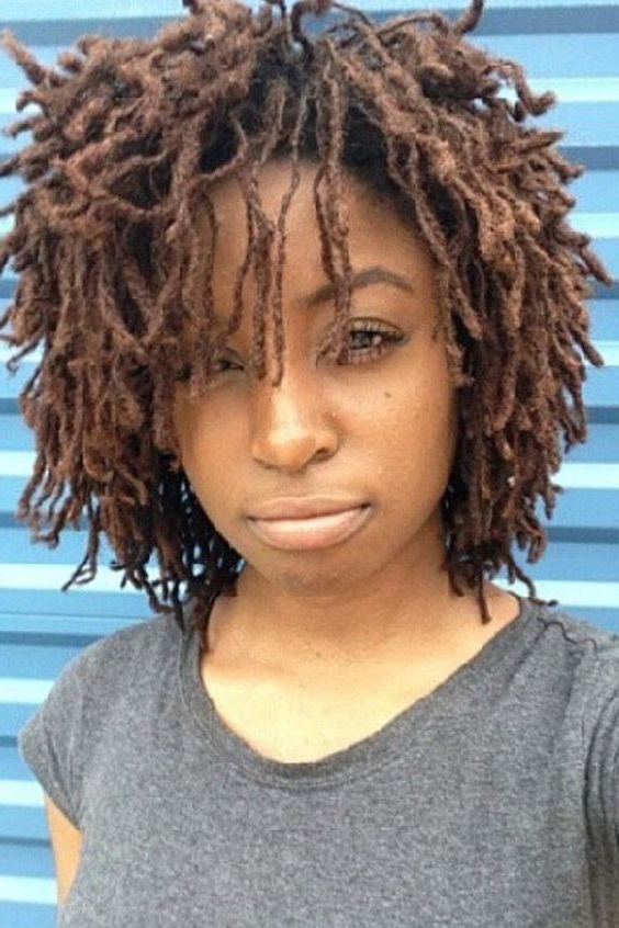 Cute sisterlocks styles on pretty black woman. sisterlocs.