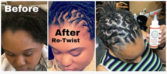 starting locs on thin edges before and after nhp