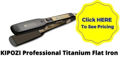 Titanium Flat Iron KIPOZI Professional NHP Approved