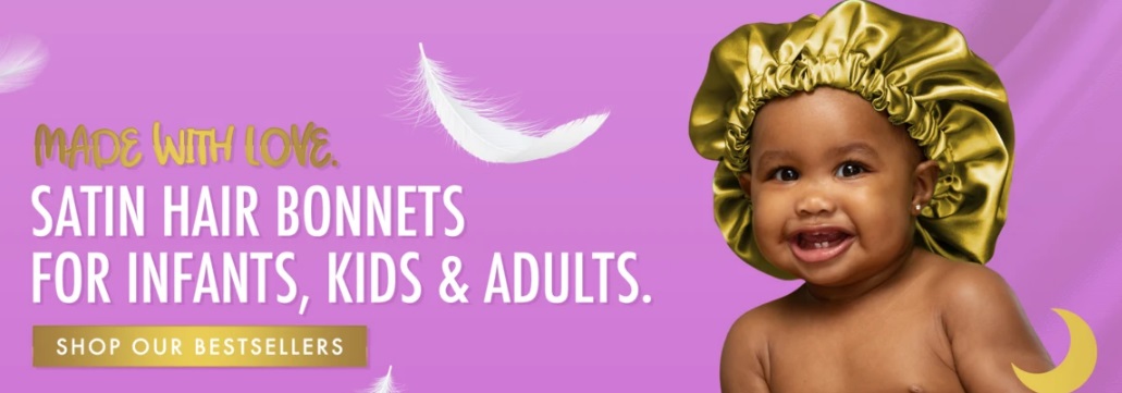 Why Wear A Bonnet To Bed? Kids stain & silk bonnets