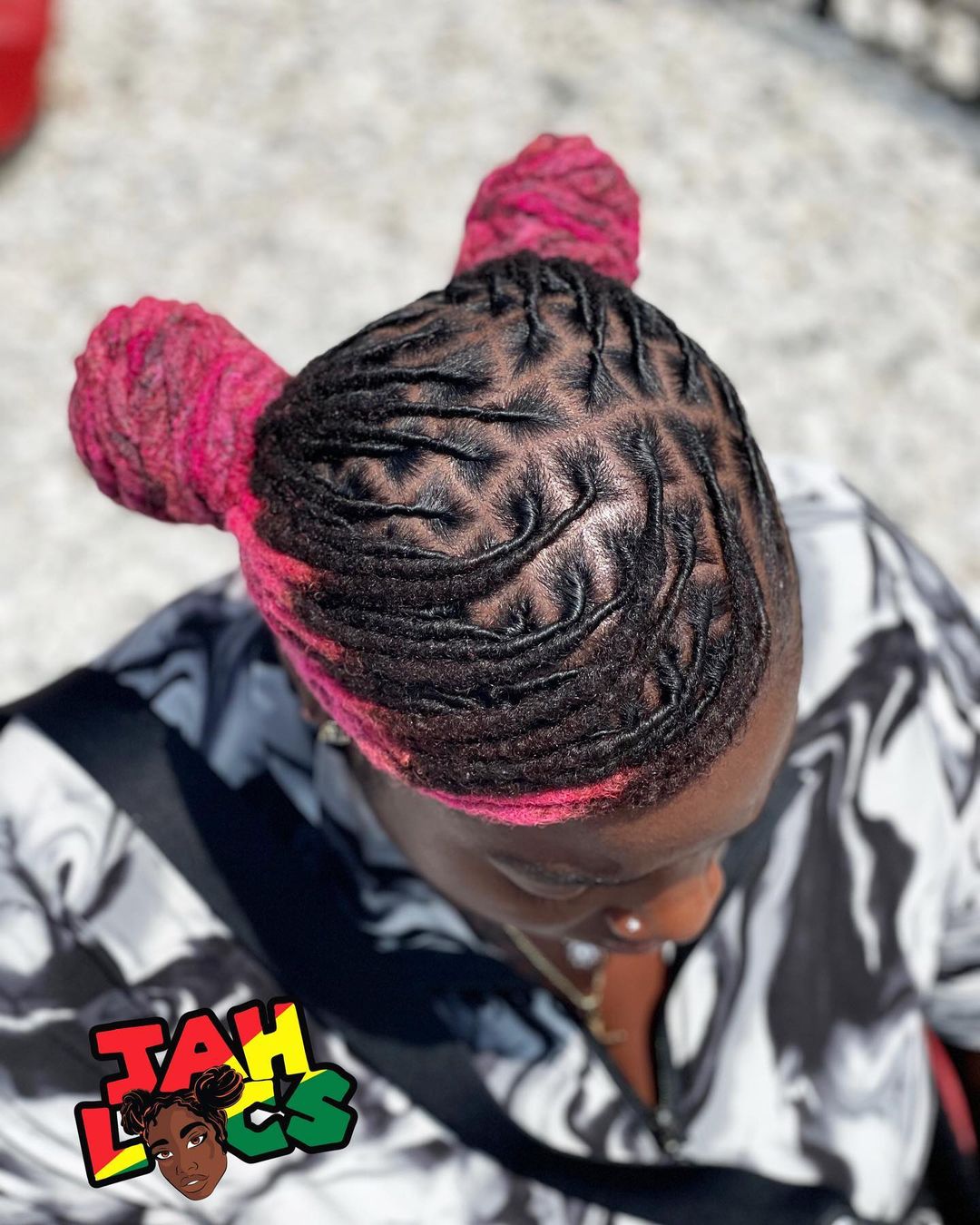 female dreadlocks styles ping multicolor