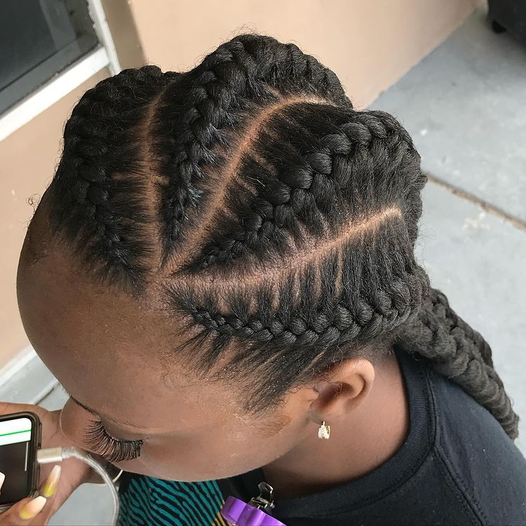 traditional goddess braids two, box braids, short w/ ponytail, updos. how to do goddess braids.