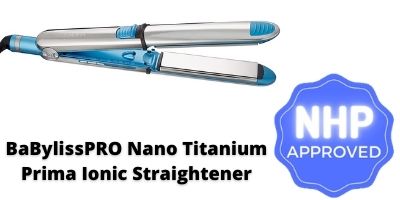 Babyliss flat iron BaBylissPRO Nano Titanium Prima Ionic Straightener Flat Iron NHP Approved