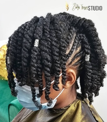 black hairstyles for kids combo mohawk