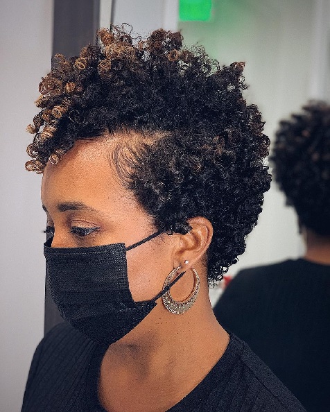 Soft Short Black hairstyles