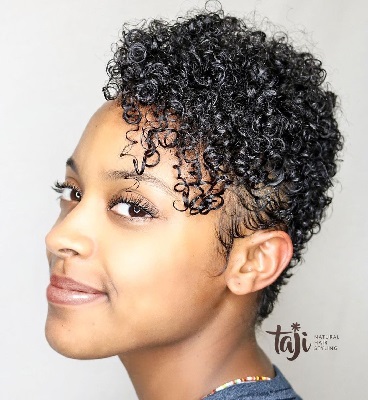 wavy curly short hair Black hairstyles