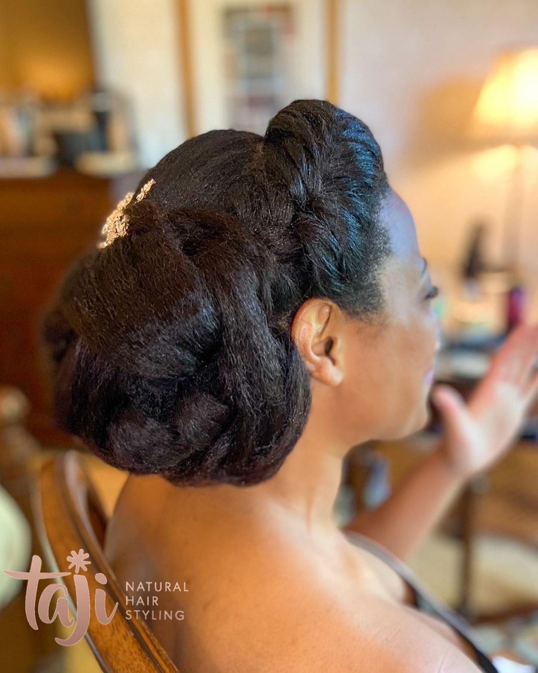 Black hairstyles for African-American brides