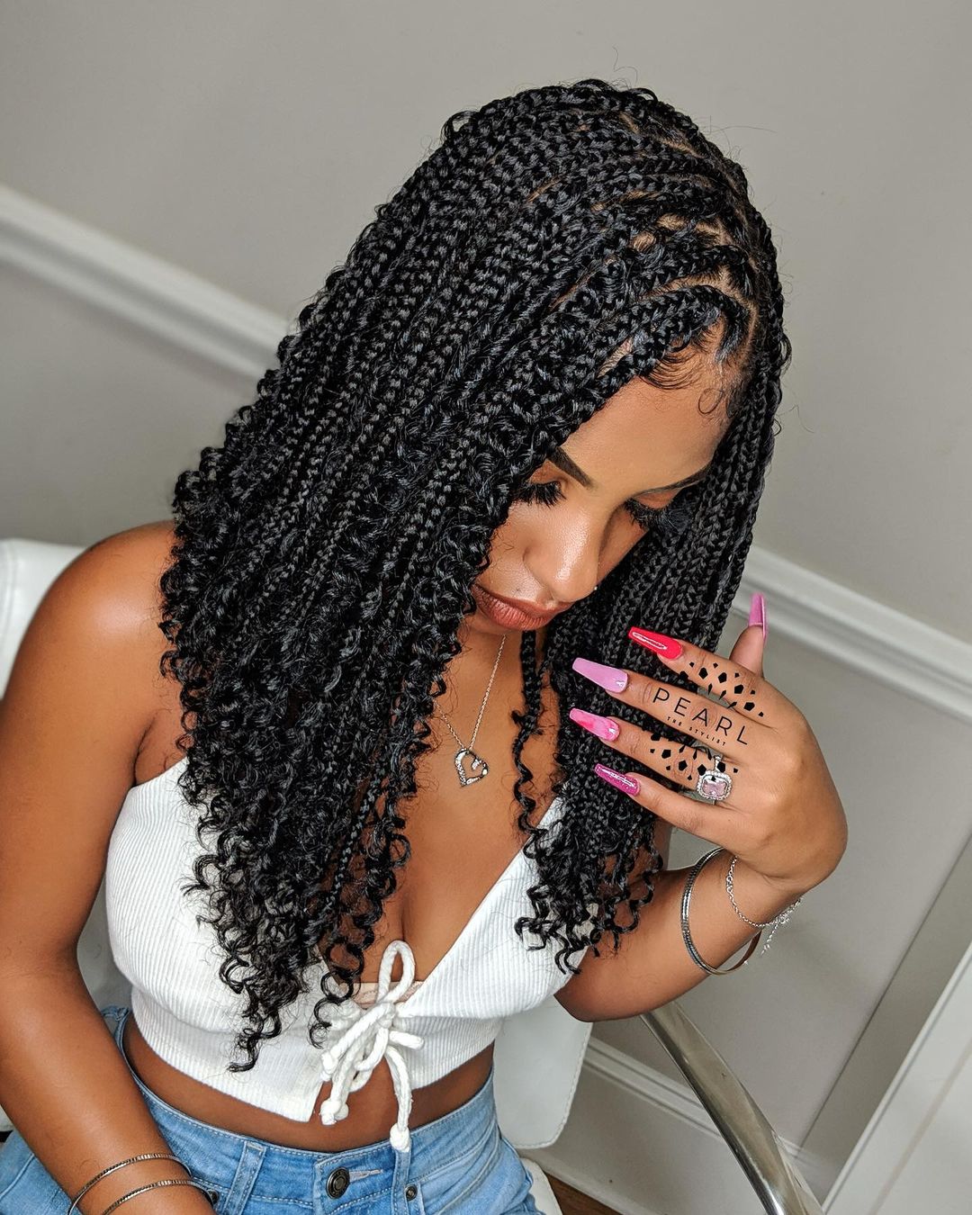 braided hairstyles NHP Approved curly extensions