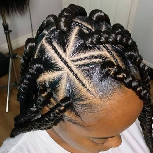 quick--thick- braid-hairstyles-with-weave - melanin-poppin-black-girl-magic hairsstyle