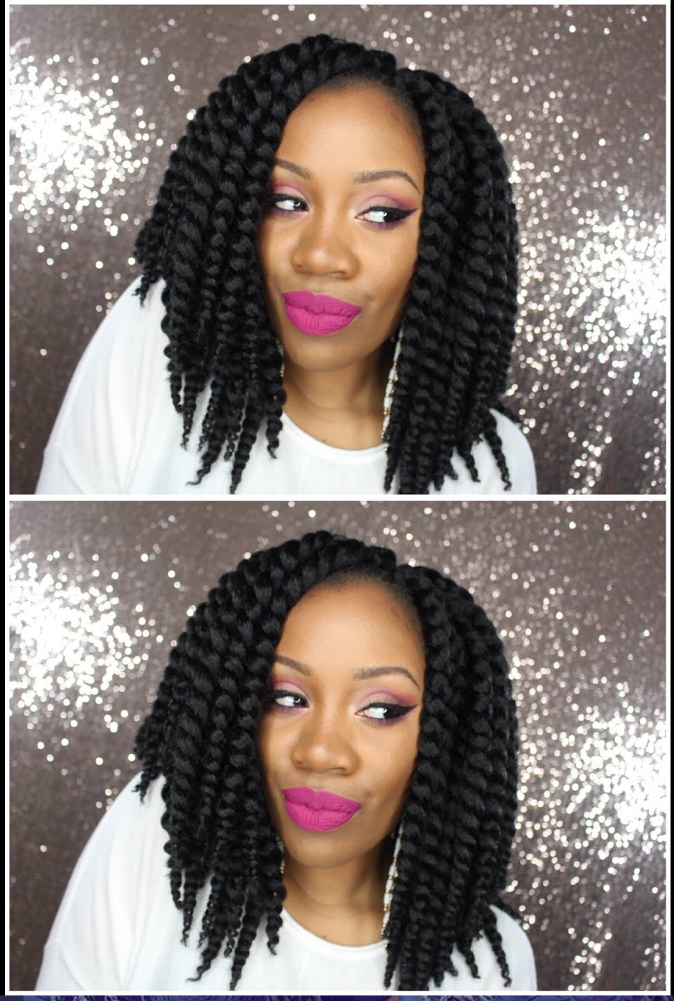 Short Senegalese Twist Braids