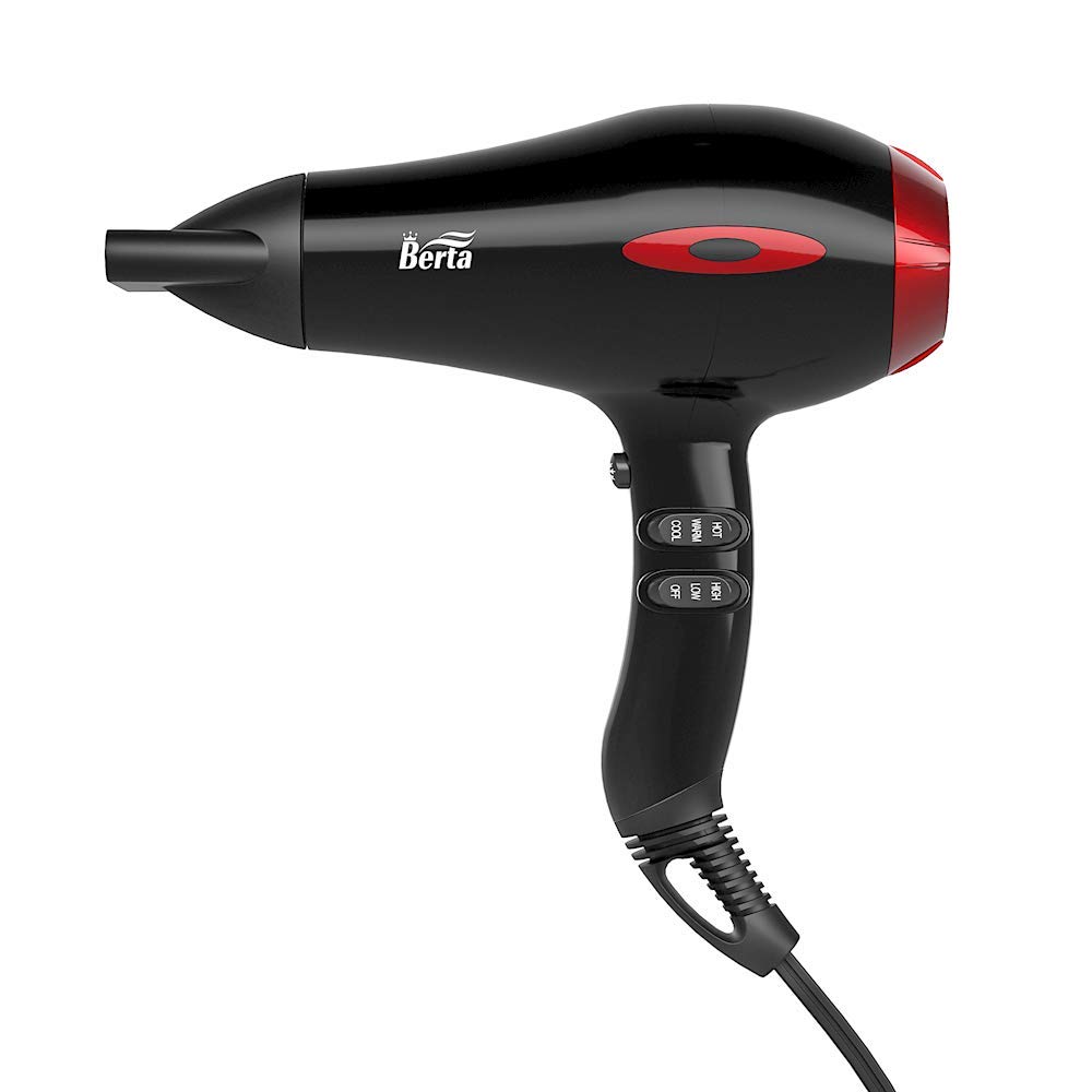 best blow dryer for relaxed hair. Berta permed hair ionic dryer. Blowouts