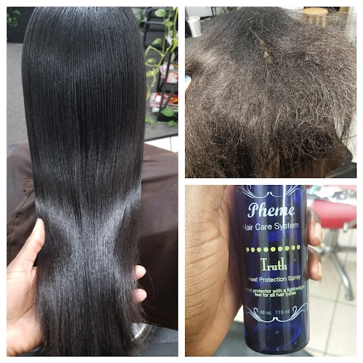 Black-owned hair product companies - Black-owned hair products heat protection spray