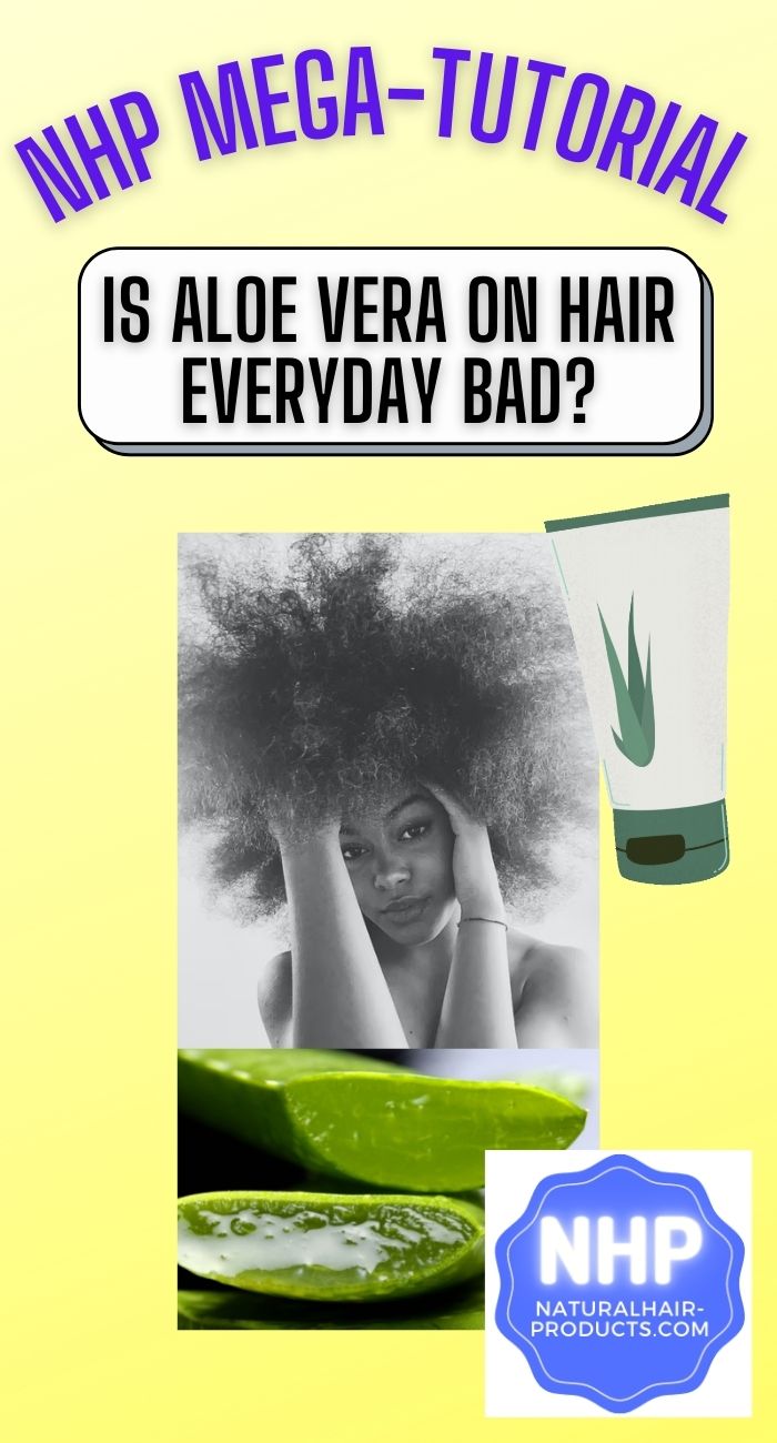 Can I use aloe vera gel on my hair everyday?