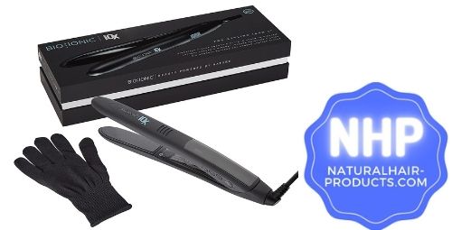 Flat Iron For Relaxed Hair Bio Ionic OnePass Best for Perm Straightening