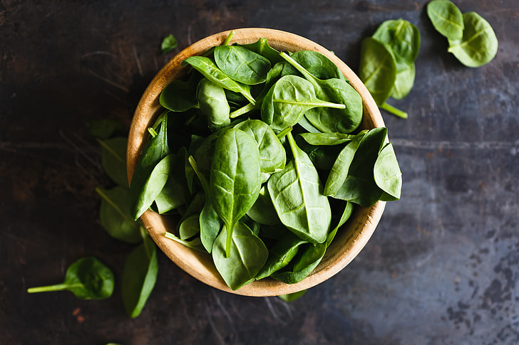 food for hair growth spinach #3