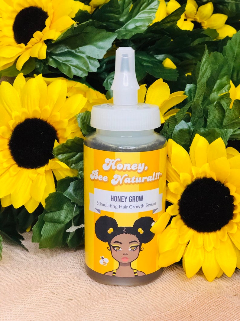 Wondering, "how to make your hair grow faster with honey?".... Grab some Honey grow Serum