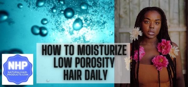 how to moisturize low porosity hair daily nhp 4c hair