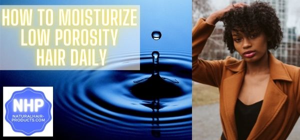 how to moisturize low porosity hair daily