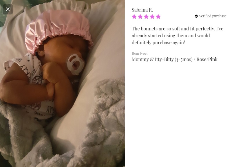 Mommy And Baby Matching Bonnets reviews