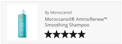 Moroccanoil smoothing shampoo aminorenew