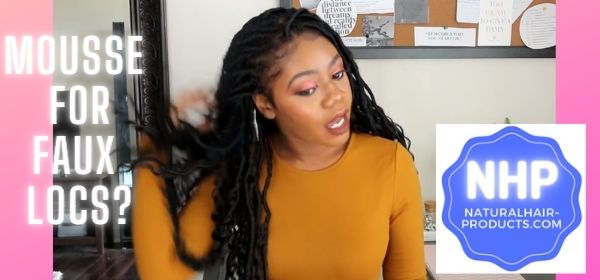 How To Make Faux Locs Less Frizzy Putting Mousse To Good Use - can you use mousse on faux locs. Answer is yes.